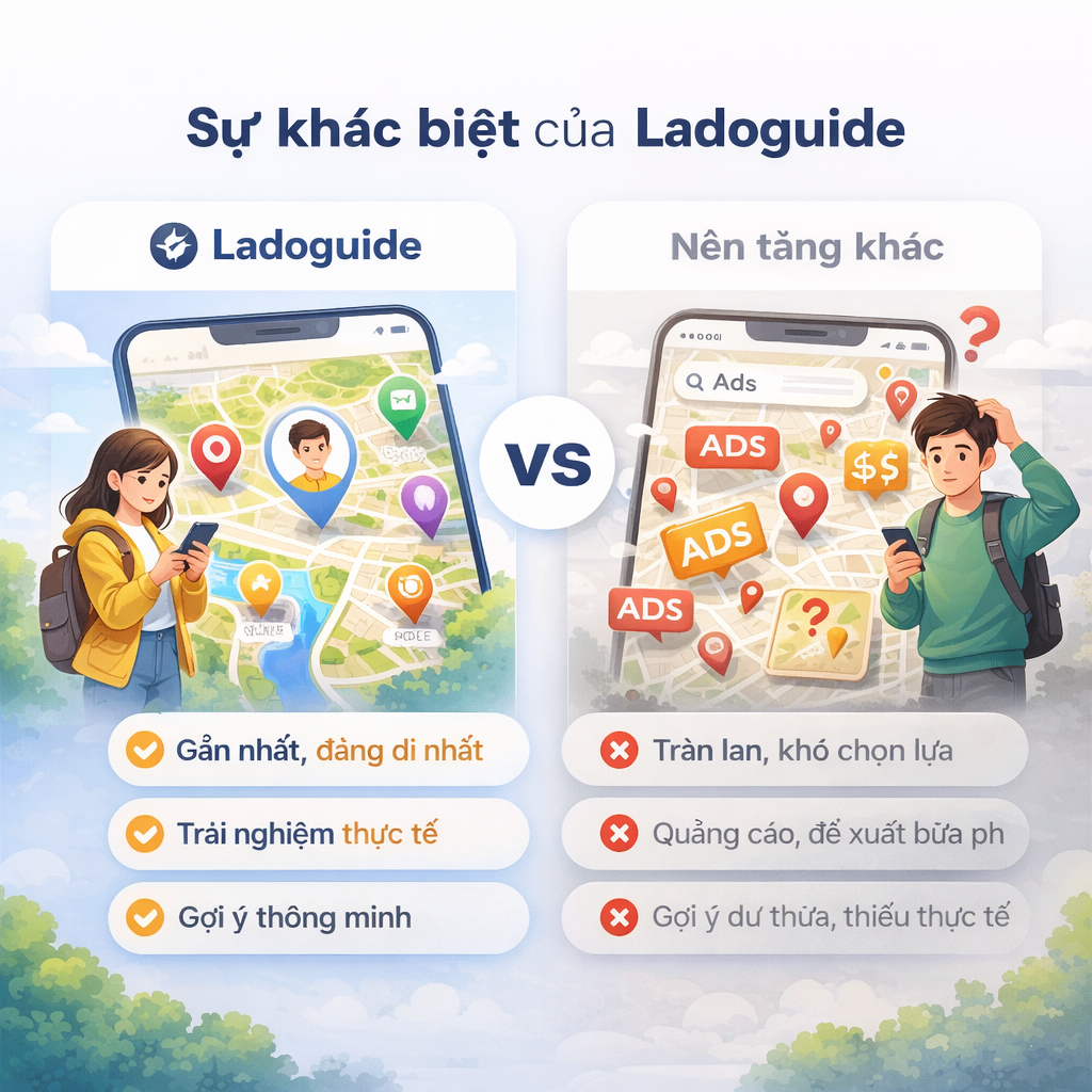 Những khác biệt của nền tảng Ladoguide khám phá Lâm Đồng