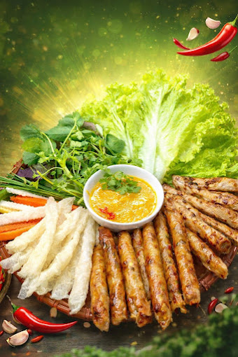 Nem Nướng - Chả Ram Bắp Hoàng Hải Đà Lạt