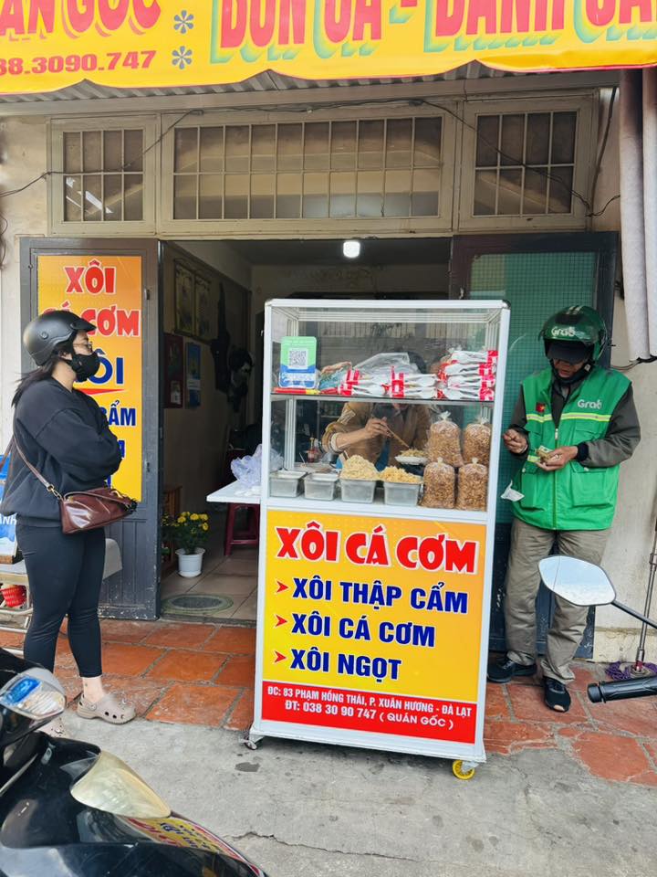 Xôi cá cơm Đà Lạt